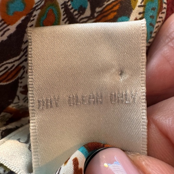 Soft Surroundings silk and cashmere Cardigan with Paisley Trim - Picture 8 of 10